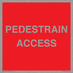 PEDESTRAIN ACCESS